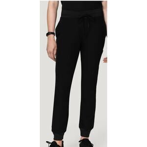 Mandala Women's Black One Pocket Top and 9 Pocket Joggers Set - Size L